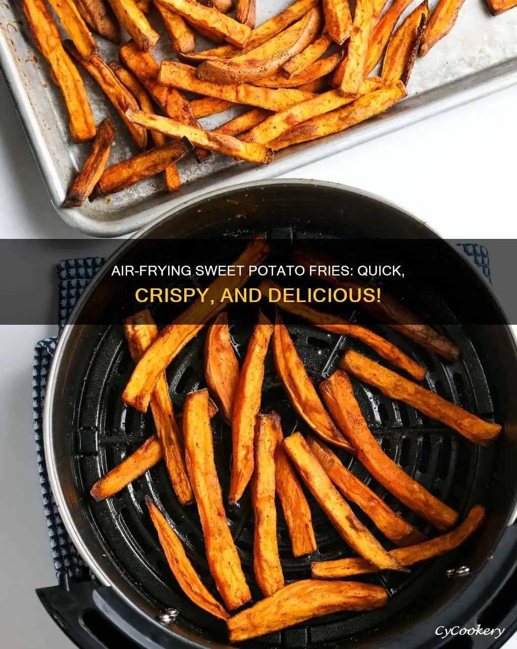 how long air fryer takes to make sweet potato fries