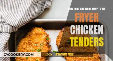 Air-Fryer Chicken Tenders: Time and Temperature Guide