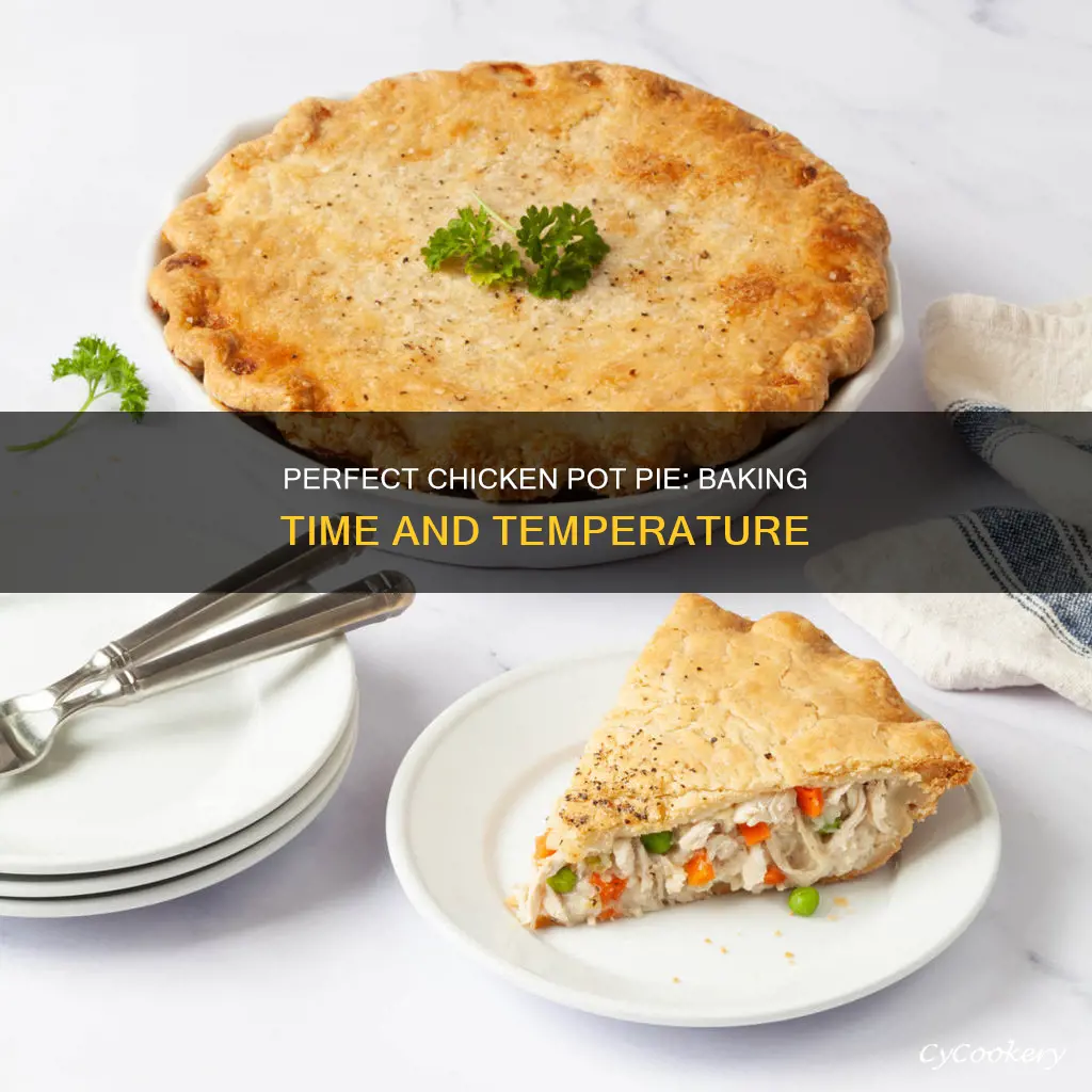 how long and what temperature to cook chicken pot pie