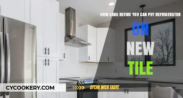 Refrigerator on New Tile: Timing and Tips for Safe Placement