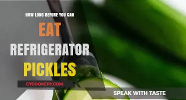 Perfectly Crisp: When Can You Enjoy Homemade Refrigerator Pickles?