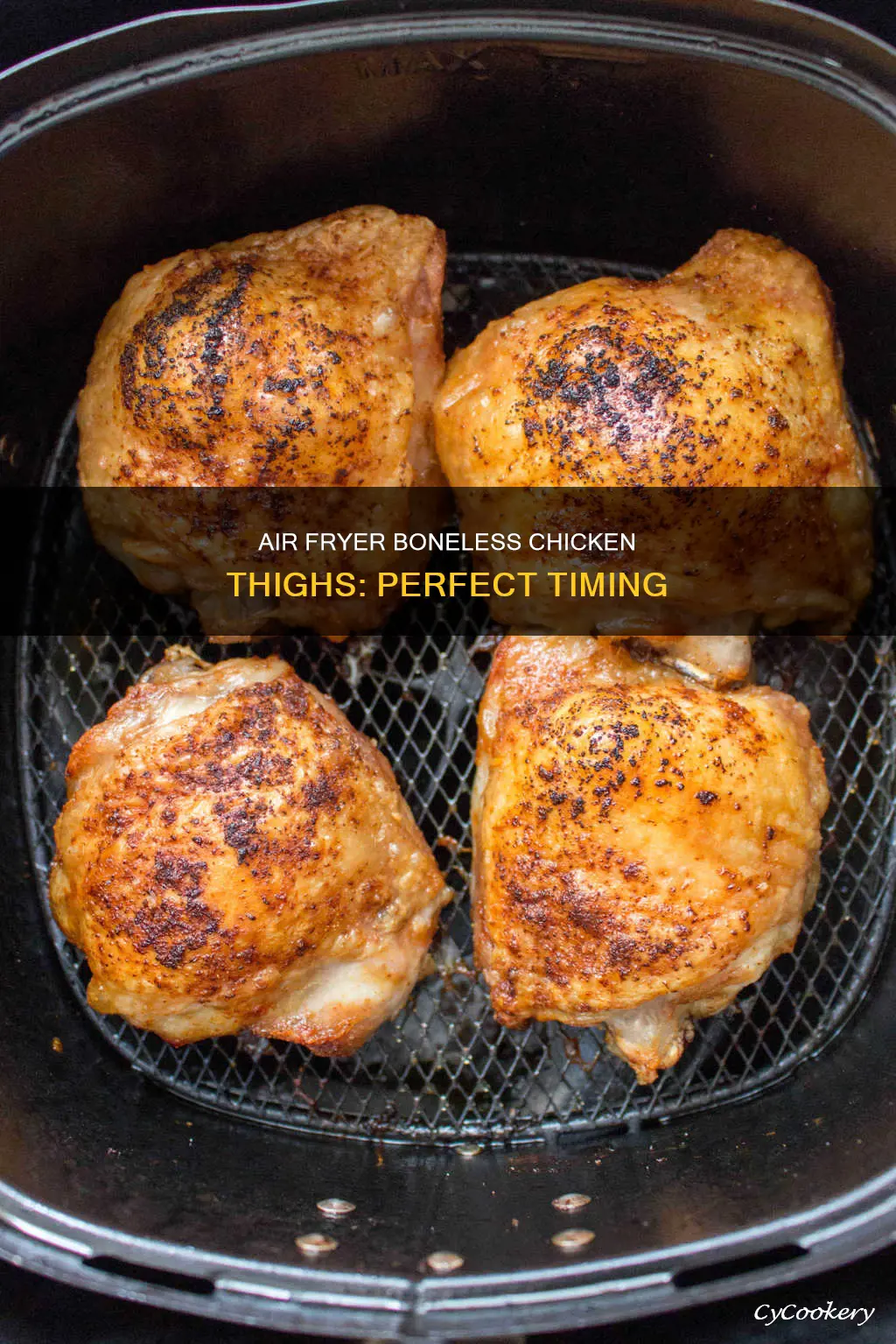 how long boneless chicken thighs in air fryer