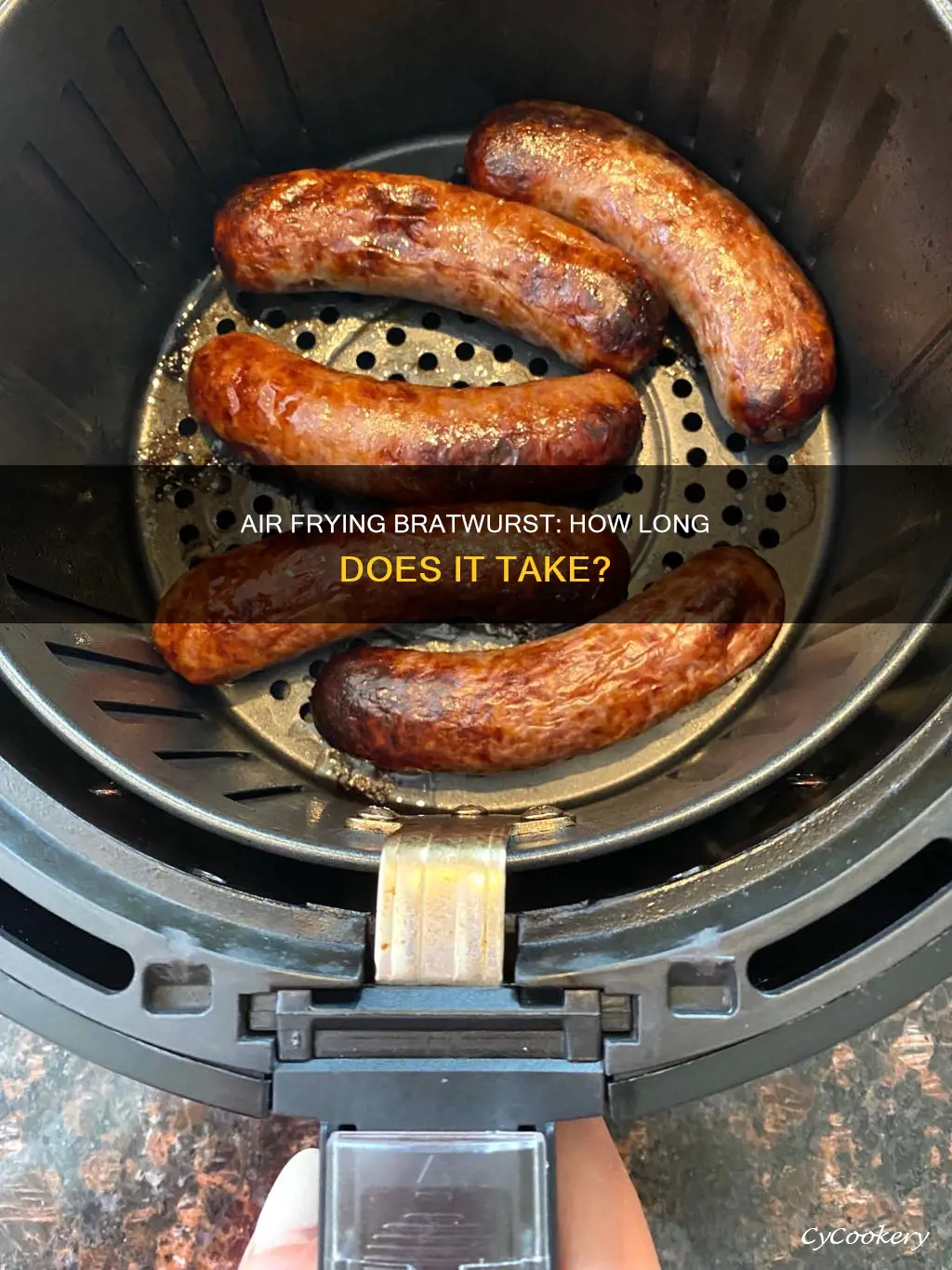 how long bratwurst air fryer