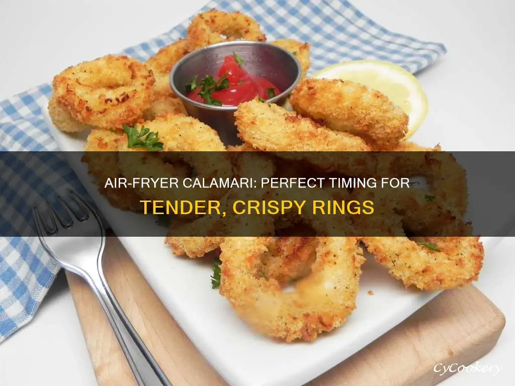 how long calamari in air fryer