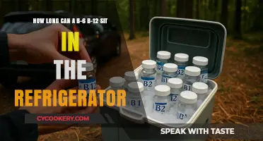 Refrigerated B-6 & B-12: Shelf Life and Storage Tips