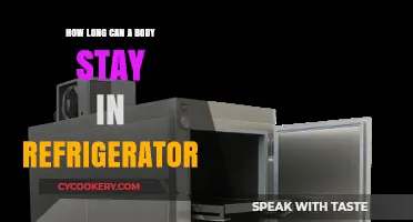How Long Can a Body Safely Remain in a Refrigerator?
