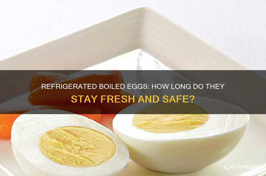 how long can a boiled egg stay in refrigerator