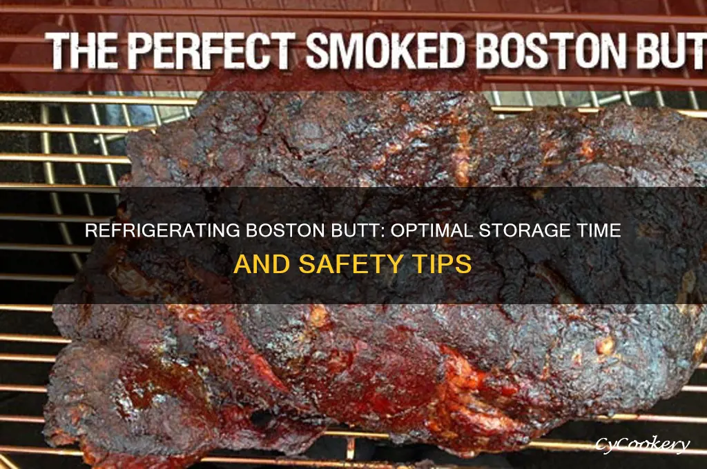 how long can a boston butt be refrigerated for