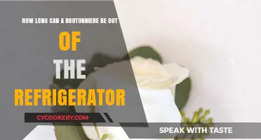 How Long Can a Boutonniere Stay Fresh Outside the Fridge?