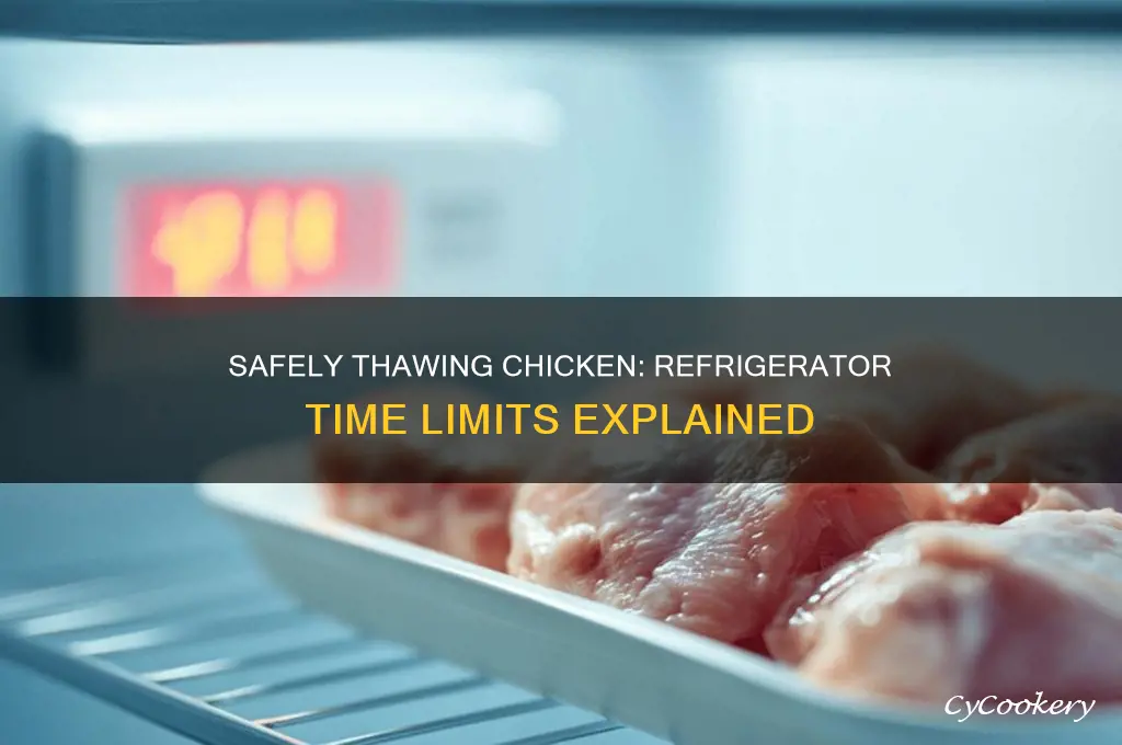 how long can a chicken thaw in the refrigerator
