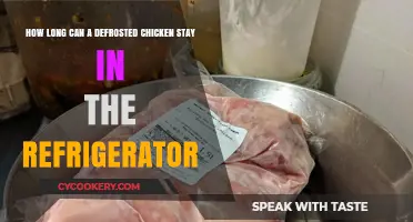 Defrosted Chicken Shelf Life: How Long is it Safe in the Fridge?