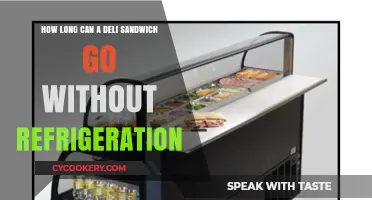 Deli Sandwich Shelf Life: How Long Before Refrigeration is Needed?