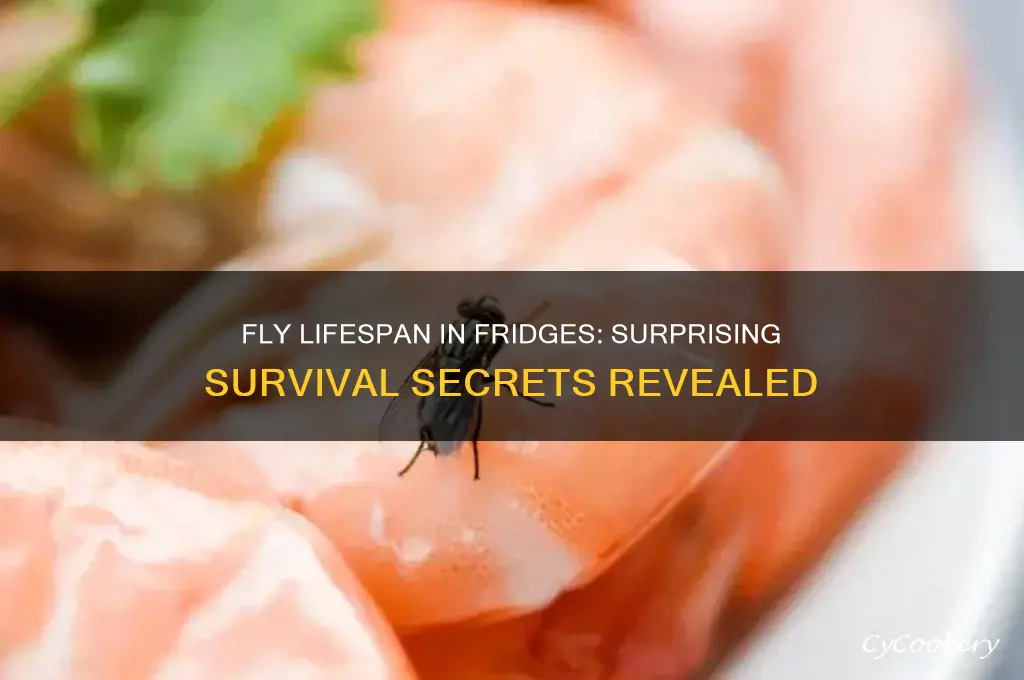 how long can a fly live in a refrigerator