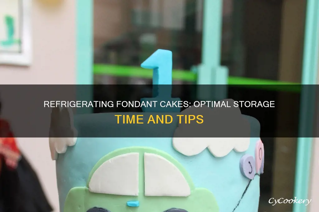 how long can a fondant cake be refrigerated