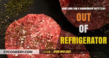 How Long Can a Hamburger Patty Safely Sit Unrefrigerated?