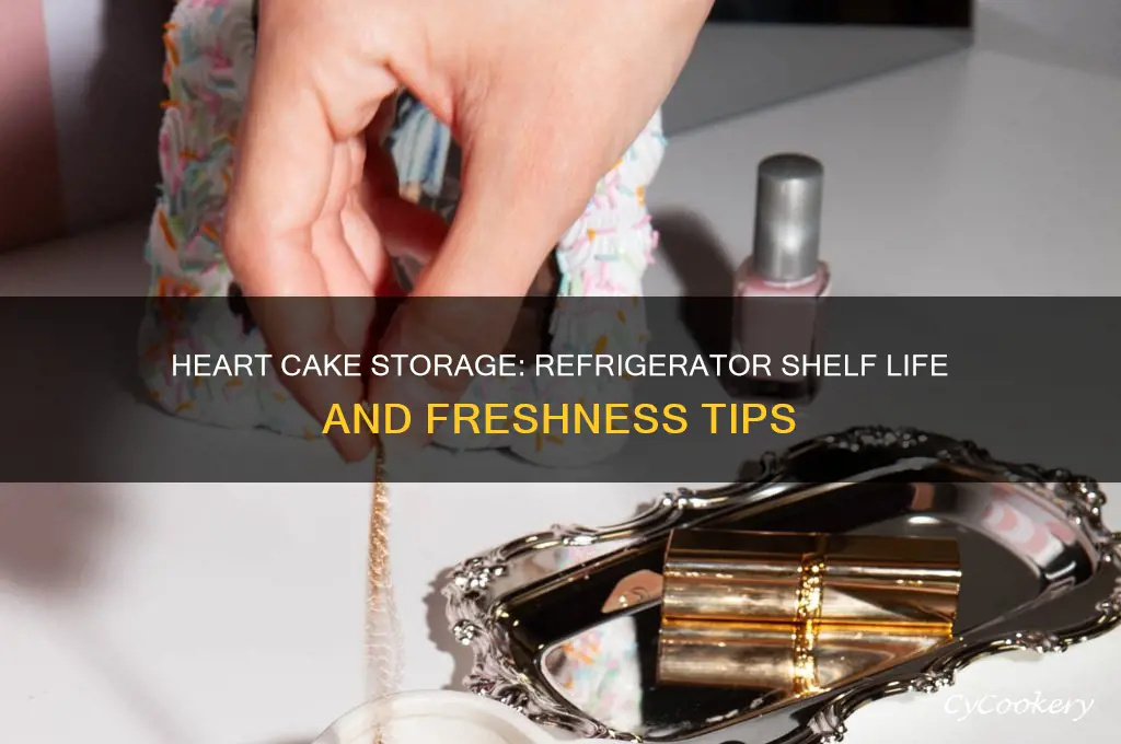 how long can a heart cake be in a refrigerator