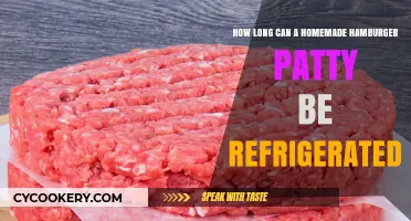 Refrigerating Homemade Hamburger Patties: Safe Storage Time Explained