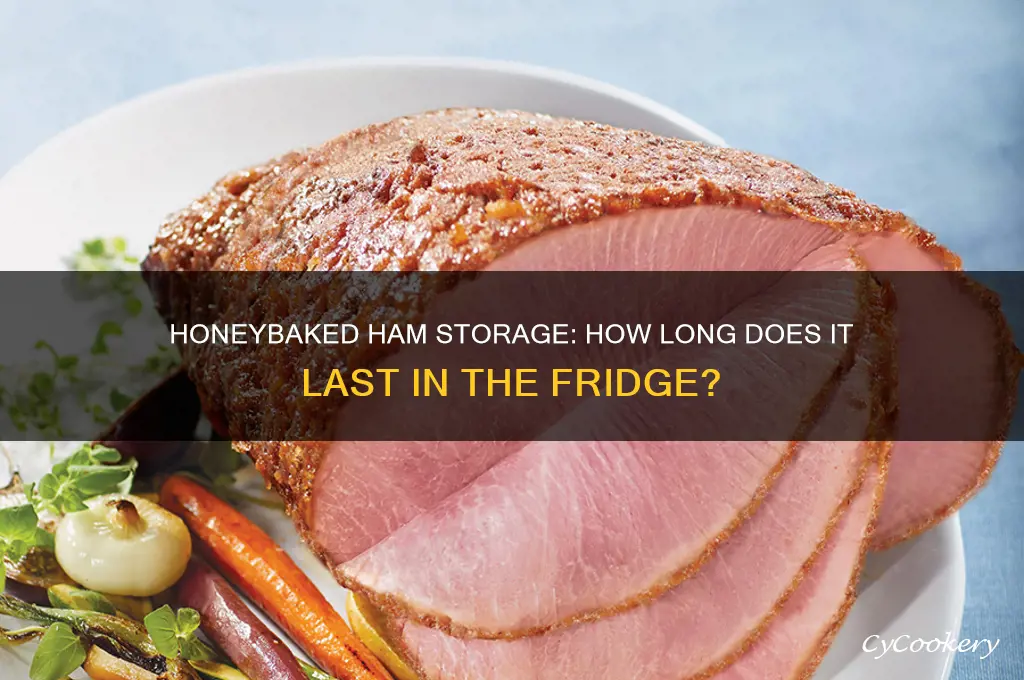 how long can a honeybaked ham stay in the refrigerator