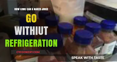 How Long Can Naked Juice Last Unrefrigerated? A Guide