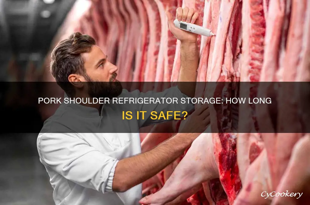 how long can a pork shoulder stay in the refrigerator