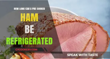 Refrigerating Pre-Cooked Ham: Safe Storage Duration and Tips