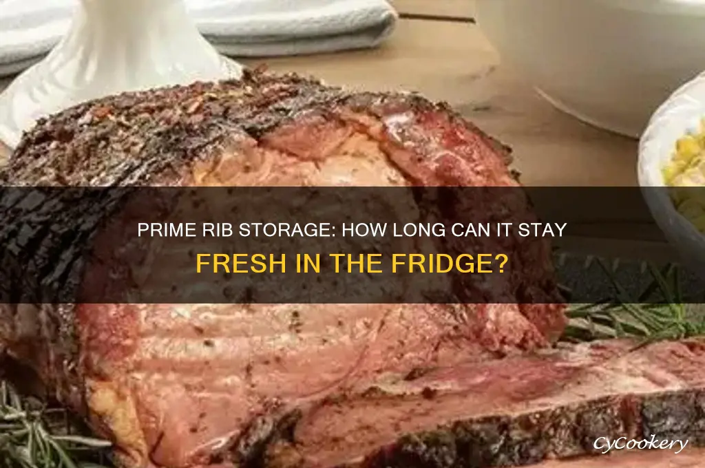how long can a prime rib be refrigerated