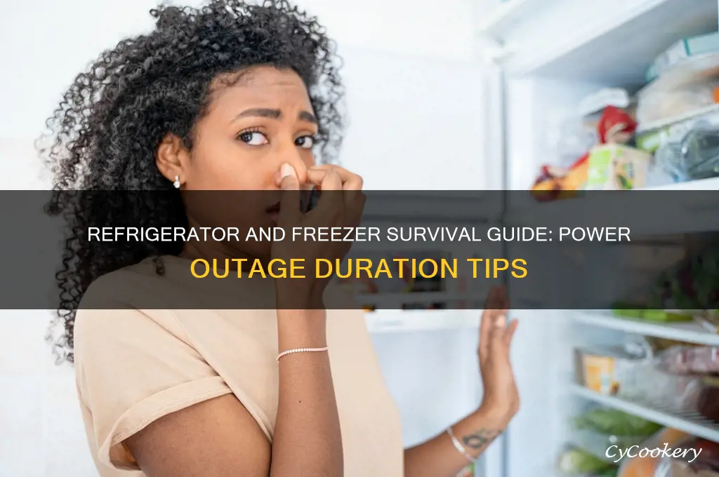 how long can a refrigerator and freezer go without power