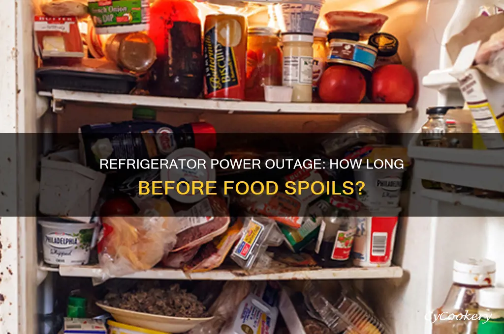 how long can a refrigerator be off before food spoils