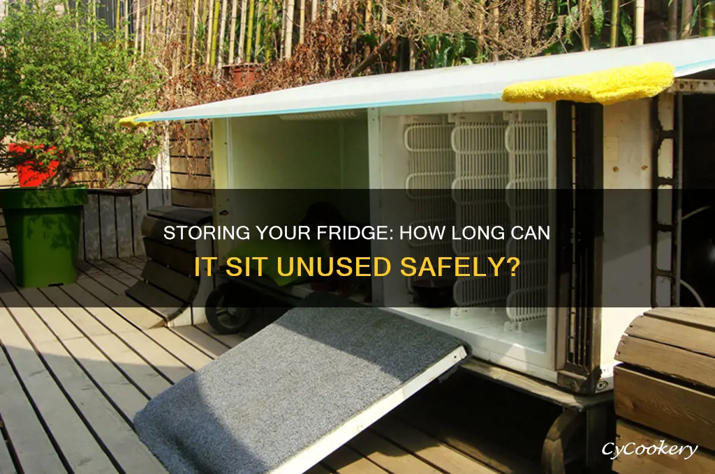 how long can a refrigerator be stored without being used