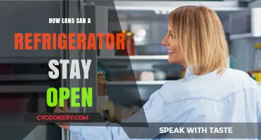 How Long Can a Refrigerator Stay Open Safely?