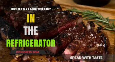 T-Bone Steak Refrigerator Storage: How Long Is It Safe?