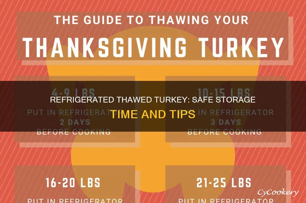 how long can a thawed out turkey be in refrigerator