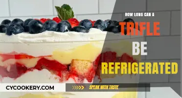 Refrigerating Trifle: Optimal Storage Time for Freshness and Safety