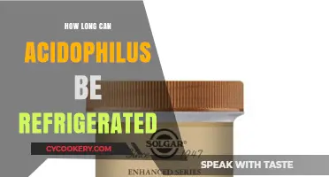 Refrigerating Acidophilus: Optimal Storage Duration for Probiotic Effectiveness