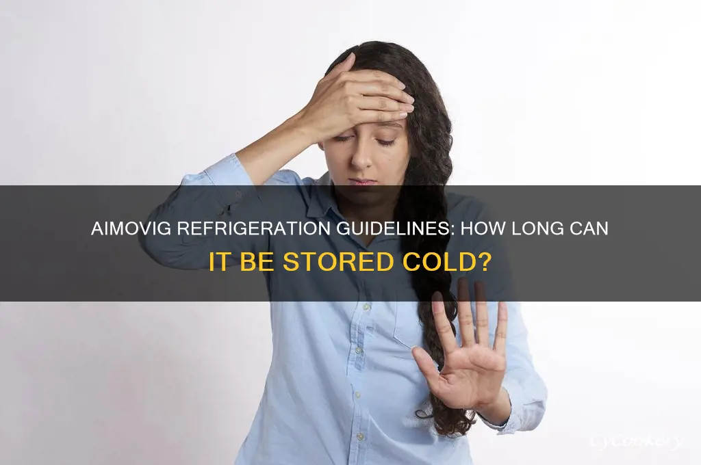how long can aimovig be refrigerated