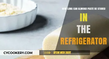 Storing Almond Paste: Refrigerator Shelf Life and Freshness Tips
