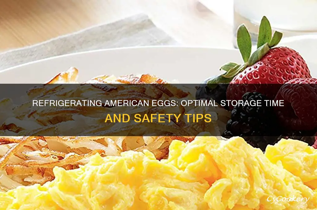 how long can american eggs be refrigerated