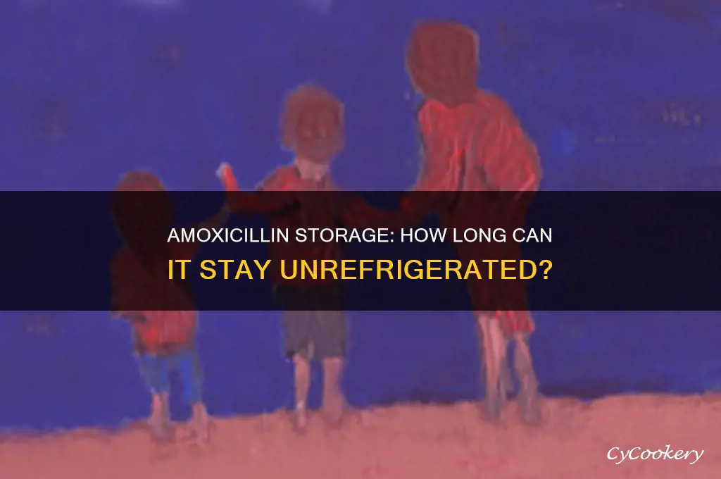 how long can amoxicillin be out of the refrigerator
