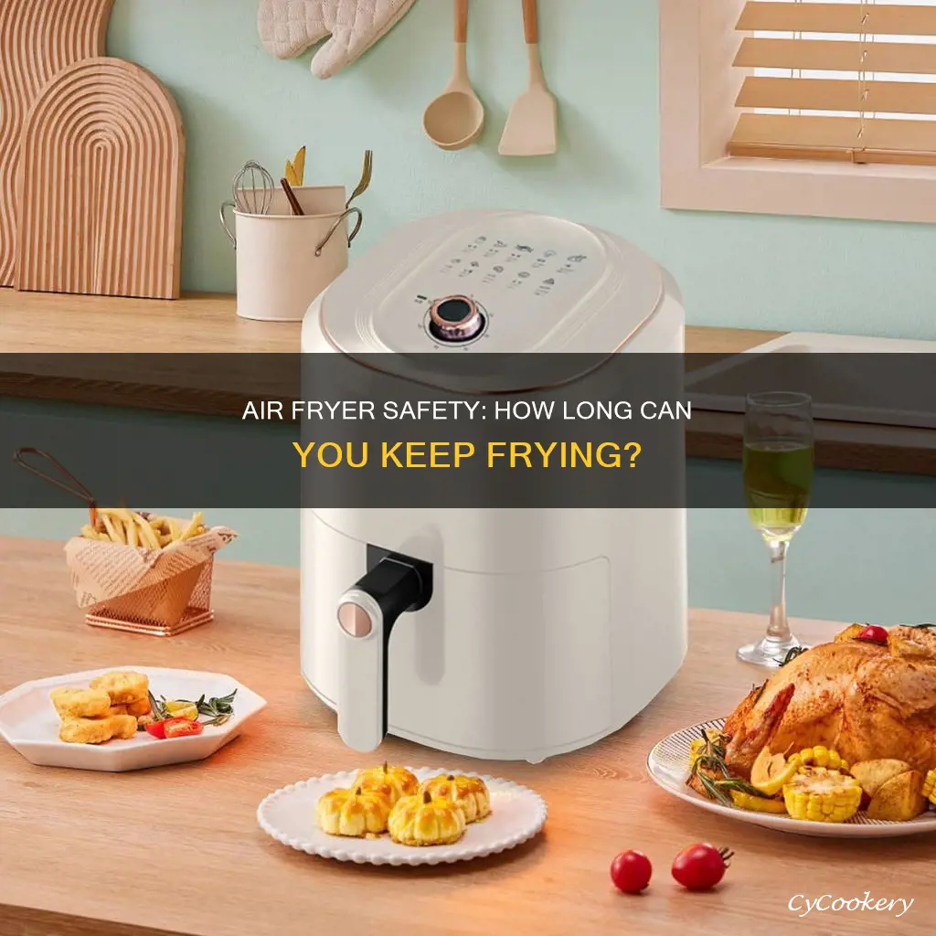 how long can an air fryer stay on