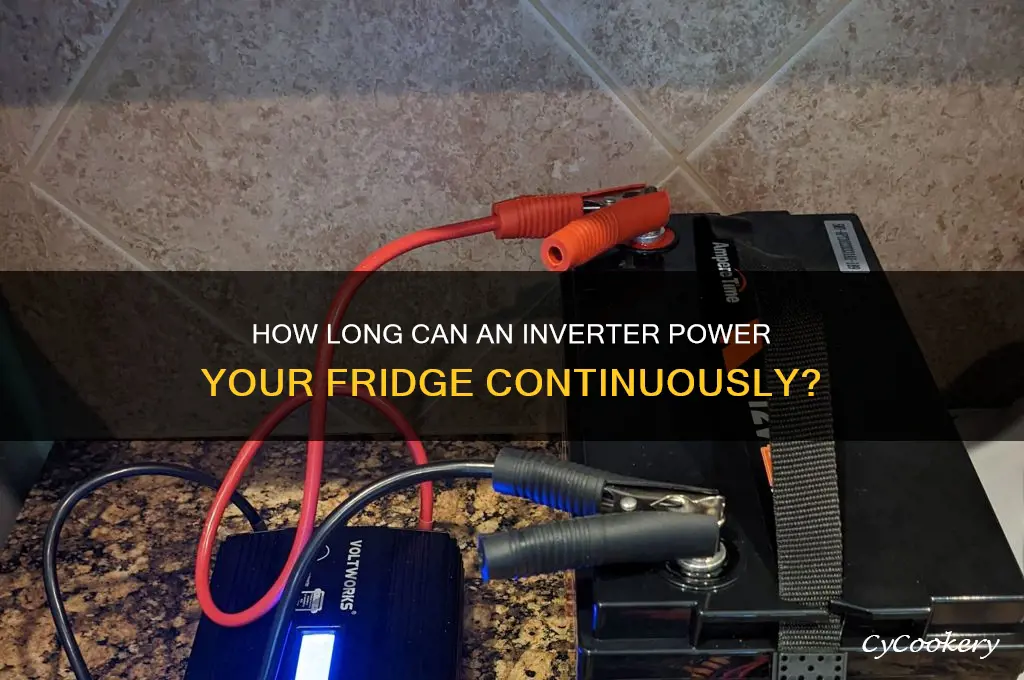 how long can an inverter continuously run my refrigerator