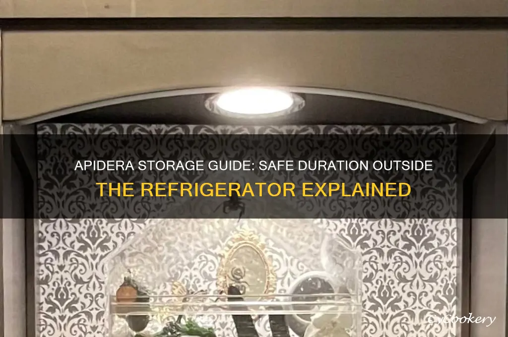 how long can apidera be out of the refrigerator