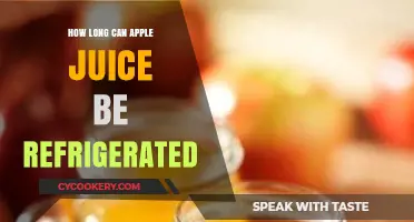 Refrigerated Apple Juice: How Long Does It Stay Fresh?