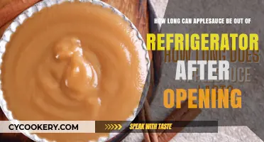Opened Applesauce Shelf Life: How Long Can It Sit Out?