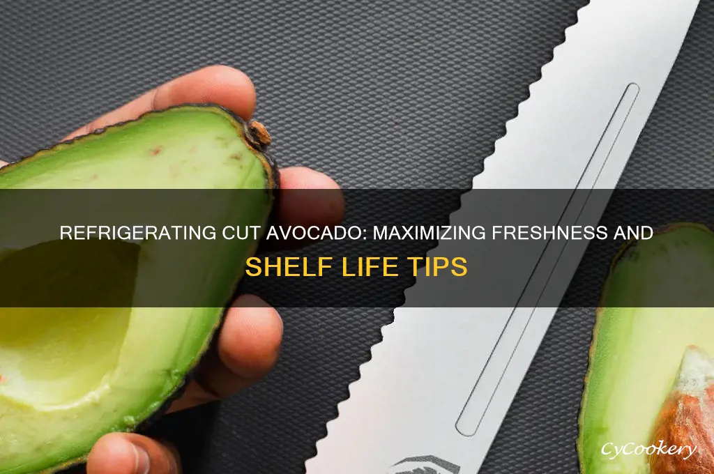 how long can avocado be refrigerated after cutting