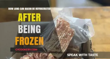 Refrigerating Thawed Bacon: Safe Storage Duration After Freezing Explained