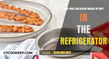 Bacon Grease Storage: How Long Does It Last in the Fridge?