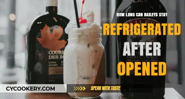 Opened Baileys Shelf Life: How Long Does It Last Refrigerated?
