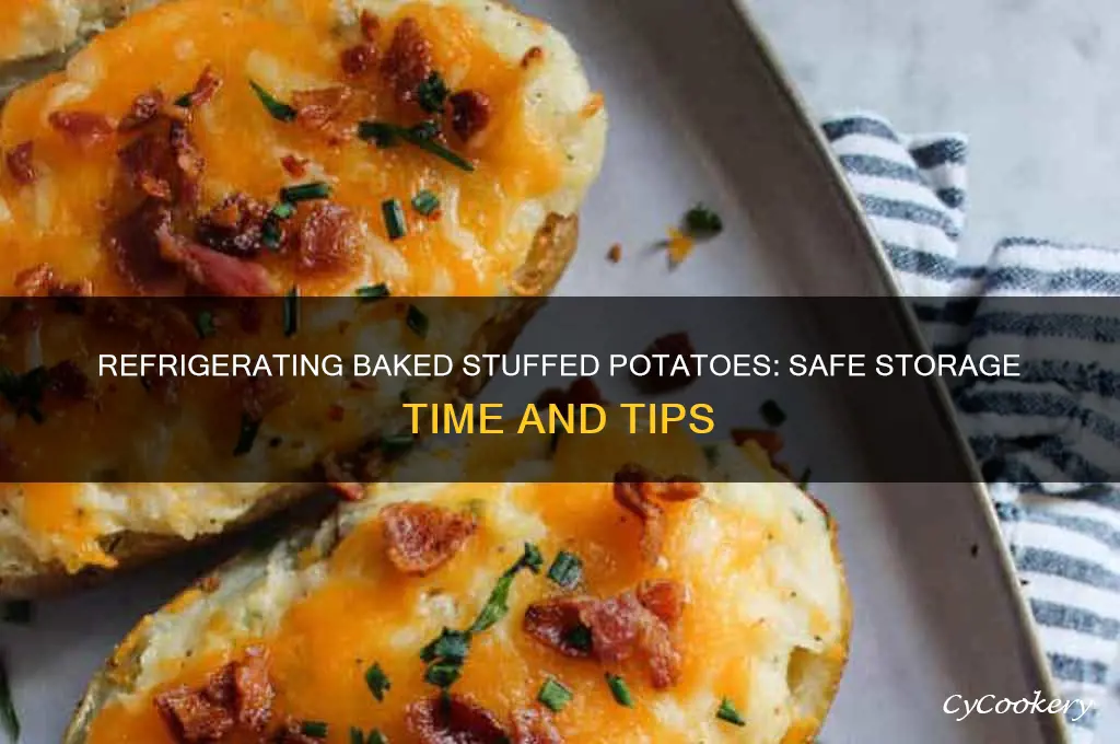 how long can baked stuffed pototoes stay in refrigerator