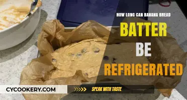 Refrigerating Banana Bread Batter: Optimal Storage Time and Tips