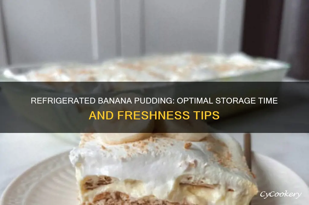 how long can banana pudding be refrigerated